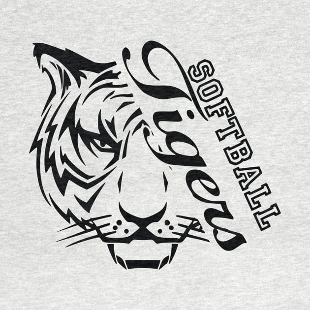 softball tigers face sport team by Rogamshop